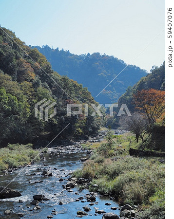 紅葉には少し早い有漢渓 紅葉には少し早い有漢渓 59407076