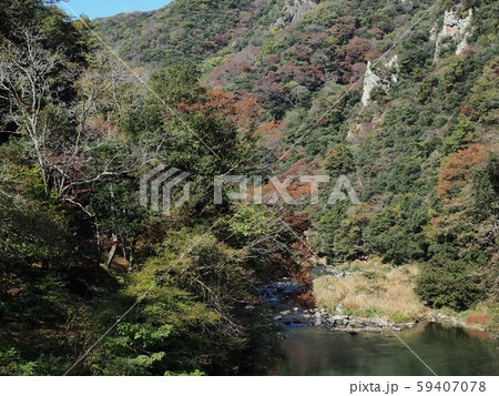 紅葉には少し早い有漢渓 紅葉には少し早い有漢渓 59407078