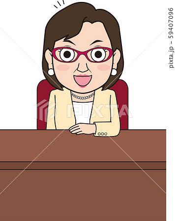喜ぶ女性社長 喜ぶ女性社長 59407096