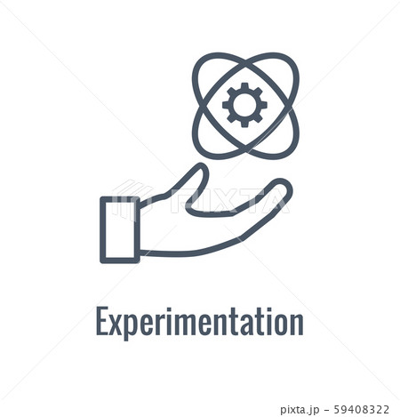 Science and Research Icon with one part of the 59408322