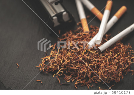 cigarette machine with tobacco and cigarettes 59410173