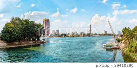 Cairo cityscape on Nile 59410290