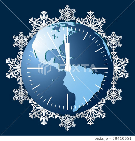 Clock dial on the background of planet Earth Clock dial on the background of planet Earth 59410651
