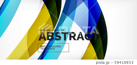 Linear wave web template. Vector illustration bright design. Decorative print. Decorative backdrop 59410653