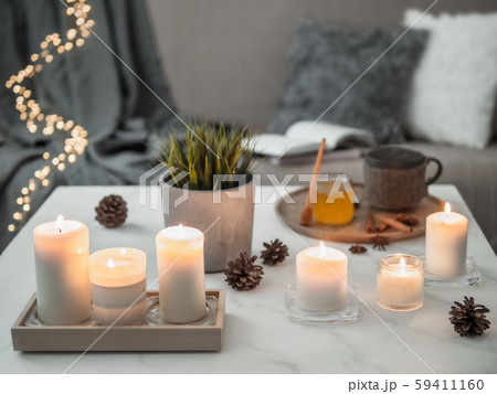 Hygge, lagom, cozy home concept 59411160