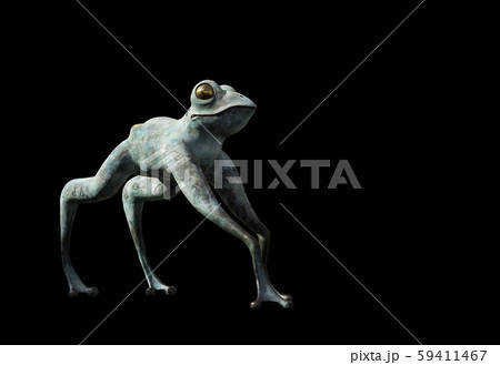 green lucky frog 59411467