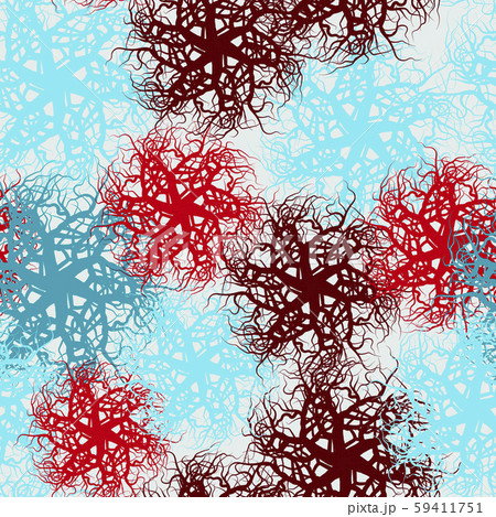 Abstract seamless pattern. Vector cartoon style illustration 59411751