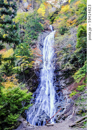 紅葉の丸神の滝(縦) 紅葉の丸神の滝(縦) 59414823