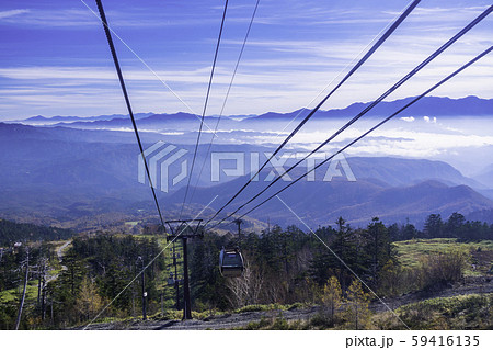 (長野県)御岳ロープウェイ 眼下の景色 (長野県)御岳ロープウェイ 眼下の景色 59416135