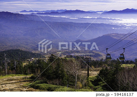 (長野県)御岳ロープウェイ 眼下の景色 (長野県)御岳ロープウェイ 眼下の景色 59416137