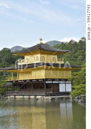 京都府】世界遺産・金閣寺の舎利殿（金閣）の写真素材 [59417743] - PIXTA