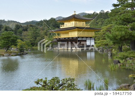 京都府】世界遺産・金閣寺の舎利殿（金閣）の写真素材 [59417750] - PIXTA