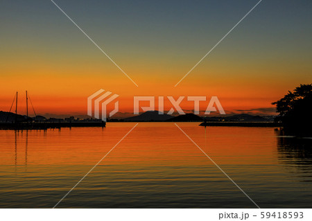 小戸公園の夕日 59418593