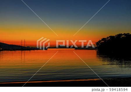小戸公園の夕日 59418594