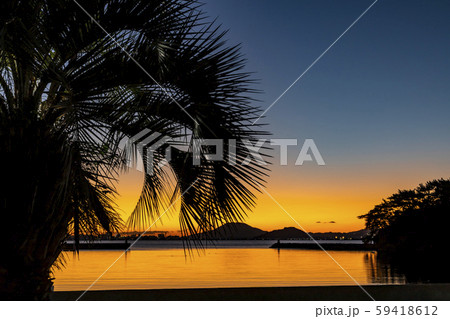 小戸公園の夕日 小戸公園の夕日 59418612