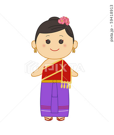 タイの民族衣装 シワーライのイラスト素材 [59418913] - PIXTA