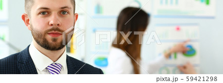 Smart manager in office Smart manager in office 59421298