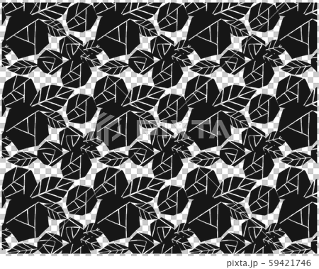 花柄 北欧風 パターン 背景 薔薇 ローズのイラスト素材