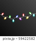 Garland Light bulp lamp christmas decoration vector transparent 59422582