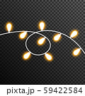 Garland Light bulp lamp christmas decoration vector transparent 59422584
