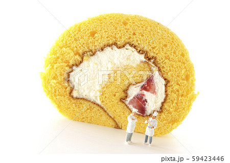 苺のロールケーキ 苺のロールケーキ 59423446