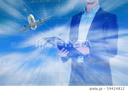 Successful businessman signing document Successful businessman signing document 59424812