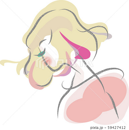 女性の横顔 59427412