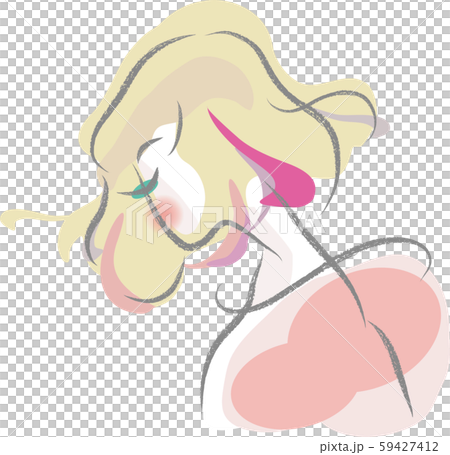 女性の横顔 59427412