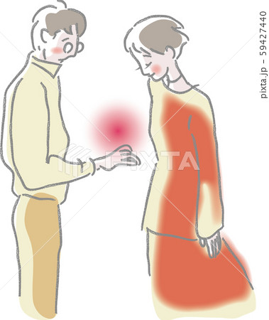 寄り添うカップル 59427440