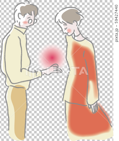 寄り添うカップル 59427440