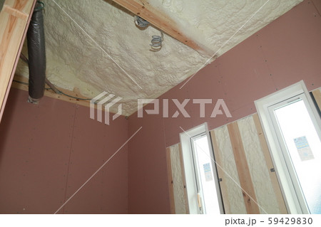 戸建て住宅の吹付け断熱 戸建て住宅の吹付け断熱 59429830