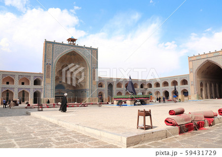 Courtyard of Masjid-e Jameh Mosque, Isfahan, Iran Courtyard of Masjid-e Jameh Mosque, Isfahan, Iran 59431729