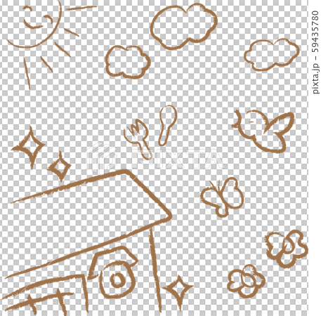 兒童塗鴉風格插畫 兒童塗鴉風格插畫 59435780