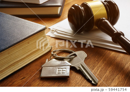 Property law concept. Key from real estate Property law concept. Key from real estate 59441754
