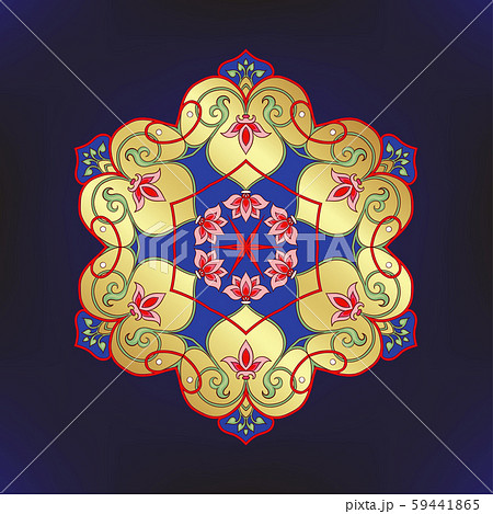 Eastern ethnic motif, traditional muslim ornament. 59441865