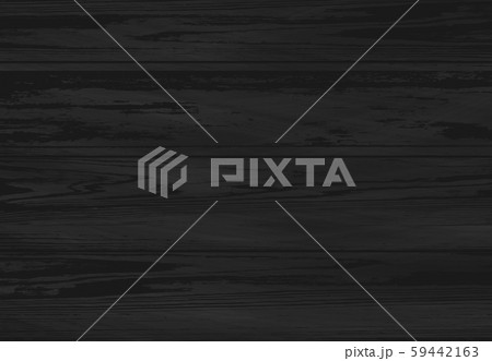 Vector black wooden texture. Natural dark old wood planks background 59442163