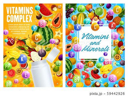 Exotic fruits, vitamins and minerals 59442926