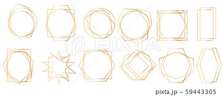 Golden geometric frames. Golden geometric frames. 59443305