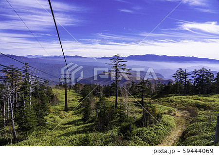 （長野県）木曽御岳ロープウェイ　眼下の景色 59444069