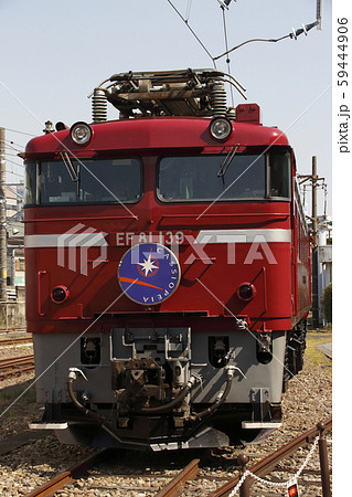 EF81電気機関車（カシオペア）の写真素材 [59444906] - PIXTA