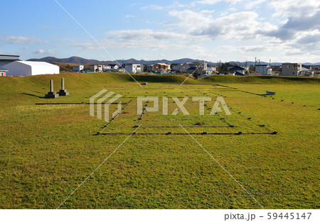 北海道函館市銭亀沢で志海苔館跡の風景を撮影 59445147