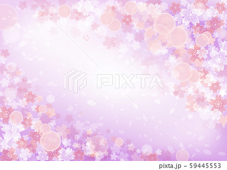 桜 背景イラストのイラスト素材