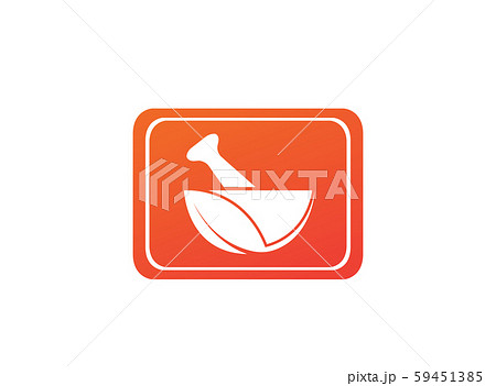 Pharmacy bio and naturel recipe logo design 59451385