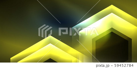 Neon shiny color lines background. Abstract colorful web template Geometric modern technology 59452784