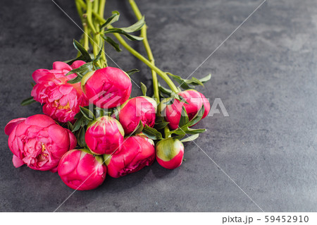 Beautiful bouquet of coral peonies. Flower delivery 59452910