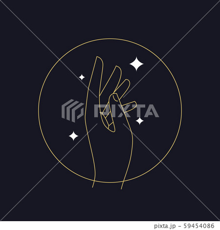 Hand logo design template. Hand logo design template. 59454086