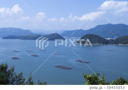 【岡山県】牡蠣の養殖筏 59455053