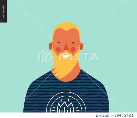 Bright people portrait - young man 59455431