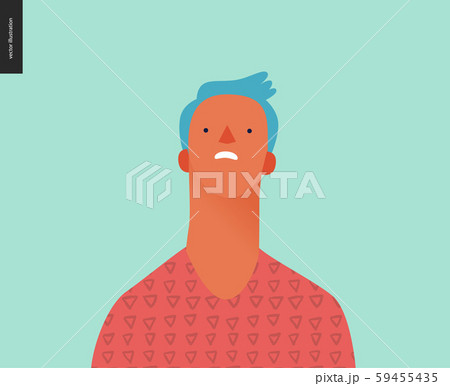 Bright people portrait - young man 59455435