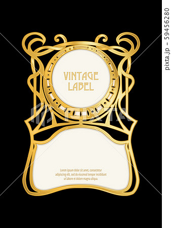 Label, decorative frame, border. 59456280